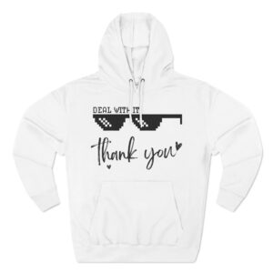 Three-Panel Fleece Hoodie
